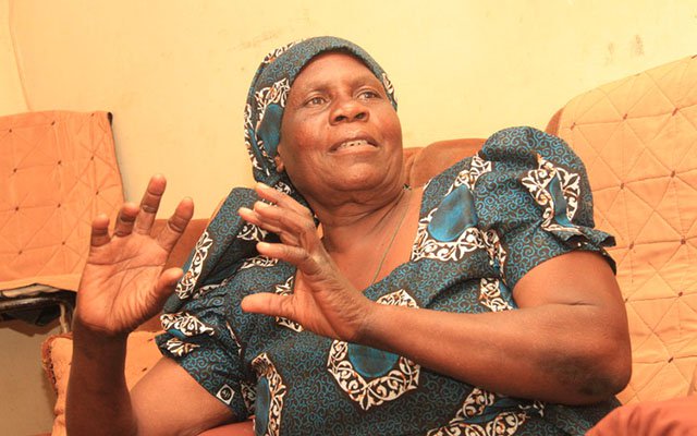 Mai Sorobhi during an interview at her Kuwadzana Extension house