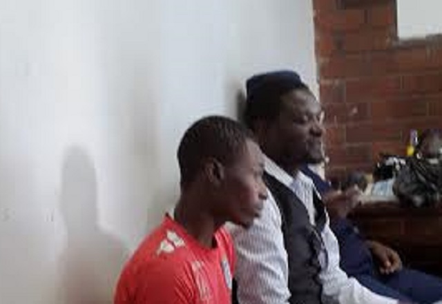Musiiwa Denhere and his unnamed assistant at the Gweru Magistrates’ Court on Friday