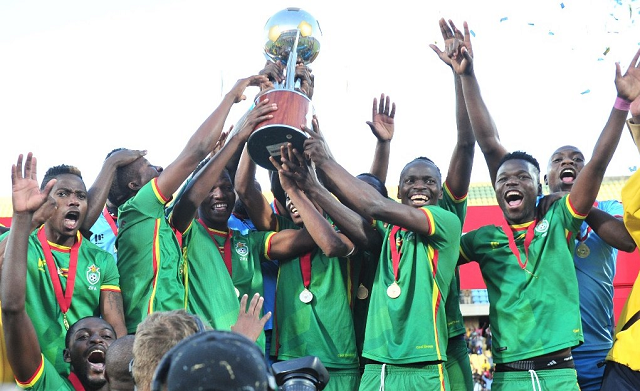 Zimbabwe lift the Cosafa Castle Cup after beating Zambia in South Africa