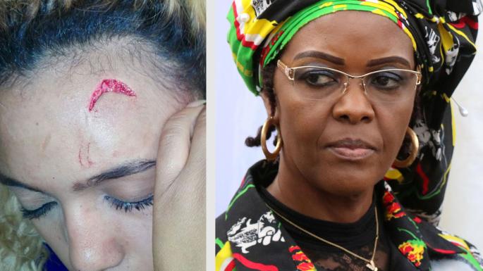 Gabriella Engels claims that Grace Mugabe attacked her with the plug of an extension cord