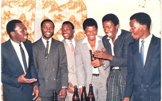 A TROOP OF LEGENDS . . . Helping our kids to always know that there was a time when our football fields used to be graced by such legends as (from left) Sydney Zimunya, Netsai “Super Netsai’’ Moyo, Mercedes “Rambo” Sibanda, Titus “Yellowman” Majola, Rahman “Doctor Rush” Gumbo and Tito Paketh — superstars who were ahead of their time in terms of their brilliance — is very important so that they fully understand the history of our national game
