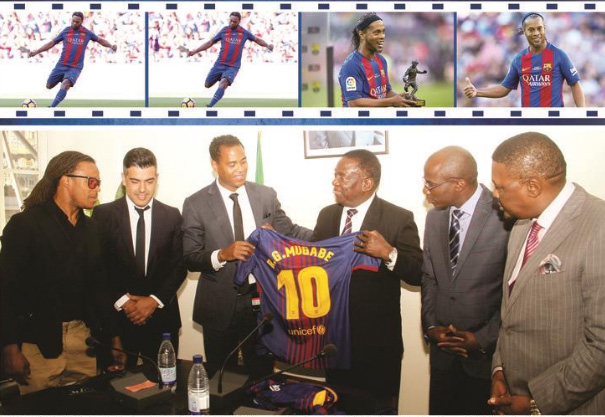 Patrick Kluivert and his Dutch counterpart Edgar Davids, who also starred for Barcelona, are in the country in the company of Spaniard Rayco Garcia, the representative of the legends, to tie the loose ends of the proposed blockbuster match.