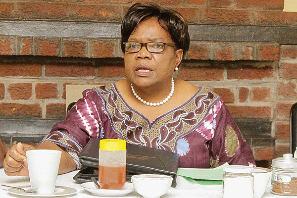 Opposition leader and former vice president Joice Mujuru (Picture by NewsDay)