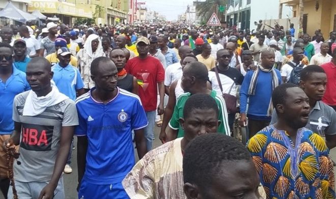 Protesters have gathered in several cities to call for the end of the "Gnassingbé dynasty"
