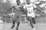 Friday Phiri: A football giant that never disappointed Friday Phiri (left)