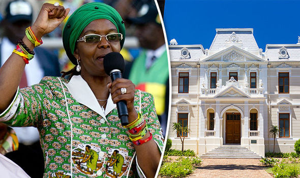 Grace Mugabe spent £4million on a mansion in South Africa, according to the Daily Telegraph