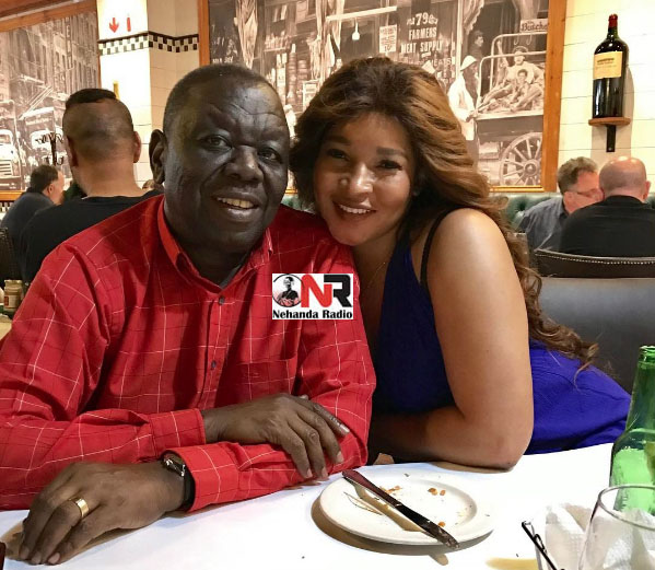 Opposition leader Morgan Tsvangirai and his wife Elizabeth Tsvangirai
