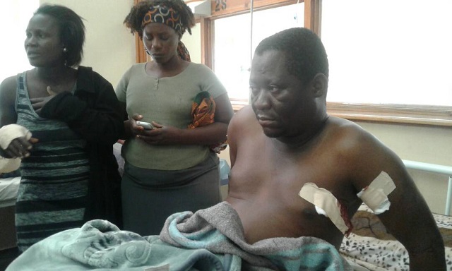Mr Rabson Sibanda the money changer who was attacked by the same gang of armed robbers in Beitbridge