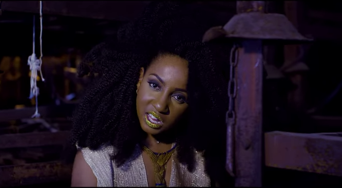 Ammara Brown in a scene from the Akiliz video