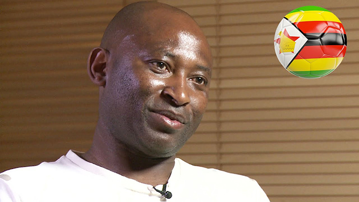 Legendary former Zimbabwe Warriors skipper Peter Ndlovu (Picture via YouTube - BBC News Africa