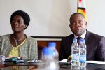 Govt warns schools demanding forex Primary and Secondary Education Minister Professor Paul Mavima, flanked by permanent secretary in the ministry Dr Sylvia Utete-Masango (Picture by Believe Nyakudjara)
