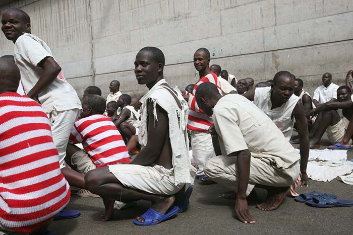 File picture of prisoners at Chikurubi Maximum Security Prison