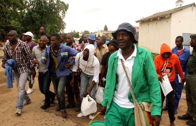Prisoners freed by President Emmerson Mnangagwa