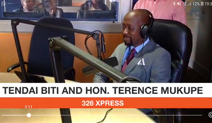 Terence Mukupe vs Tendai Biti