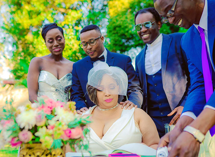 Tytan (born Njabulo Nkomo) and social butterfly Olinda Chapel got married recently