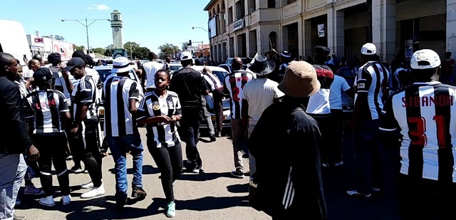 Bosso fans in Gweru on their way to Ngezi in this file photo