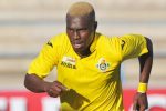 Byo Chiefs release Obadiah Tarumbwa, striker training with CAPS United Obadiah Tarumbwa seen here playing for the national team (Picture by Standard)