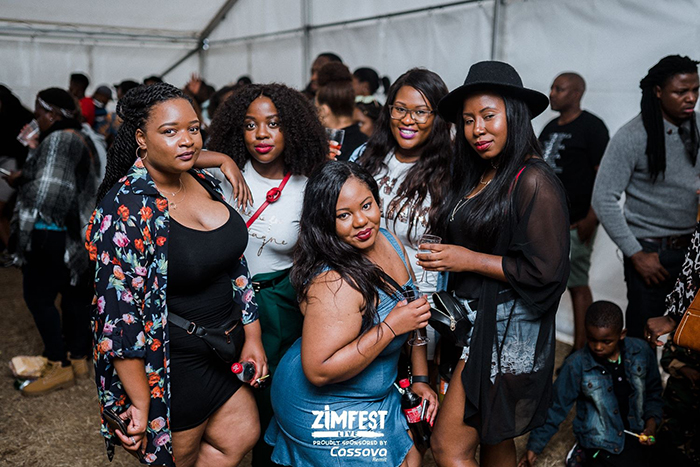 Part of the crowd at Zimfest 2018