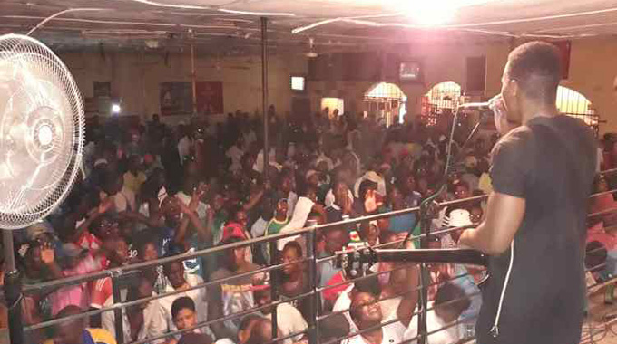 The crowd at one of Peter Moyo’s shows