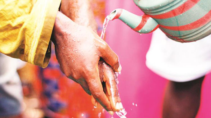Washing hands with clean water and soap is one way of keeping cholera at bay