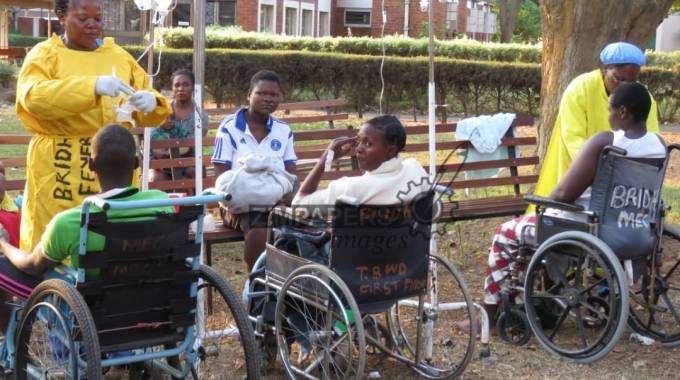 Patients receive treatment for Cholera