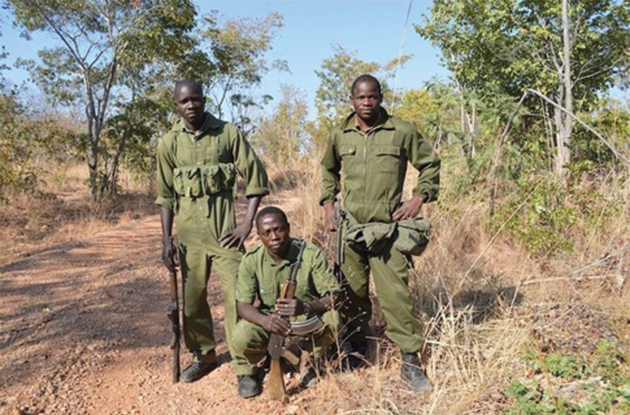 Zimbabwe National Parks rangers