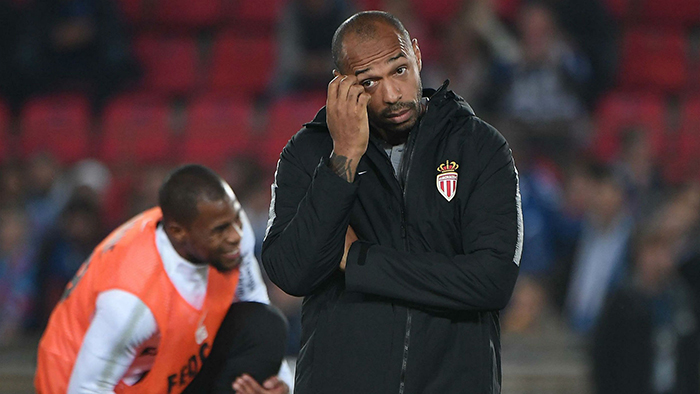Monaco coach Thierry Henry