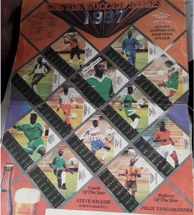Soccer Stars of the year calendar for 1997