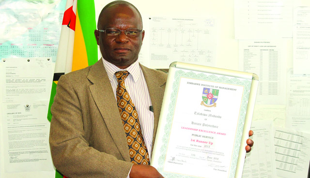 Harare Polytechnic Principal, Engineer Tafadzwa Mudondo