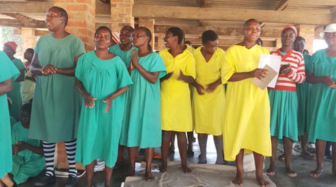 Female inmates serving their jail time at Chikurubi Female Prison