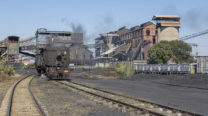 Part of the infrastructure at Hwange Colliery