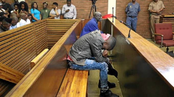 The two accused of the murder of seven peolple in Vlakfontein appeared in the Lenasia magistrate's court. Image : Thulani Mbele