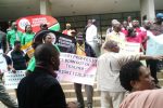 Zanu PF ‘bullying’ striking teachers, calls them ‘opposition opportunists’ File picture of teachers demonstrating