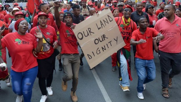 The government is under pressure to increase ownership of land among black people