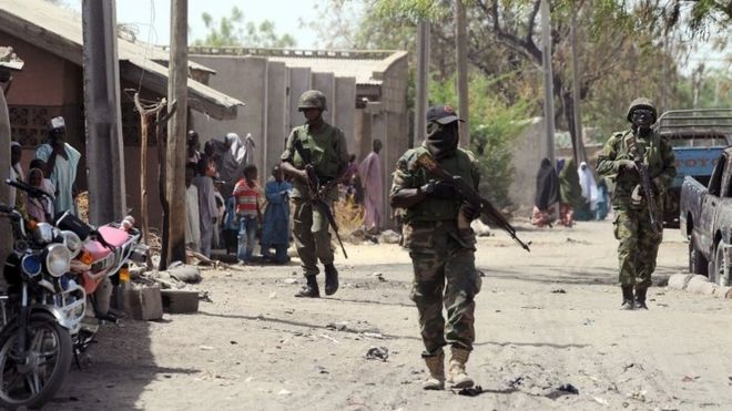 The Nigerian military has been battling Islamists in the country's north-east