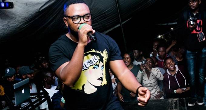 ExQ performs at club Venus in Bulawayo on Saturday