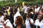 Panic as senior doctors join strike File picture of doctors and nurses on strike in Zimbabwe (Picture by Health Times)