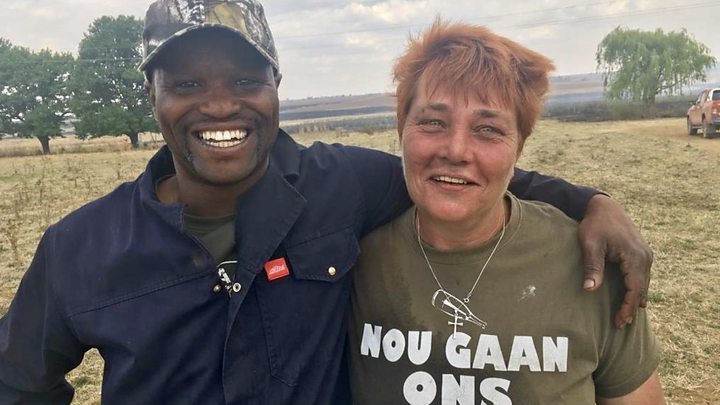 Firi Lekhetha and Bernadette Hall remain symbols of the "rainbow nation"