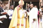 Dr Mutamiri new Anglican bishop The Anglican Church Diocese of Harare’s new Bishop, Dr Farai Mutamiri (centre) blesses the City of Harare soon after his ordainment at the the Cathedral of St Mary and All Saints— Picture by Kudakwashe Hunda