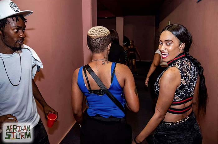 Enzo Ishall and Bev (right) Picture by African Storm