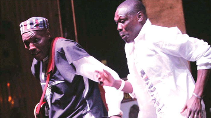 The late Oliver Mtukudzi and his longtime friend Erick Picky Kasamba. Picky was the longest serving member of Tuku’s The Black Spirits when he called it a day in 2008 after 25 years in the music industry.