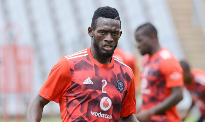 Orlando Pirates striker Augustine Mulenga
