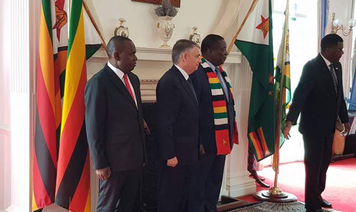 Moyo made a surprise appearance at the State House, where President Emmerson Mnangagwa received credentials of new ambassadors from United Kingdom, Northern Ireland, Spain and Rwanda.