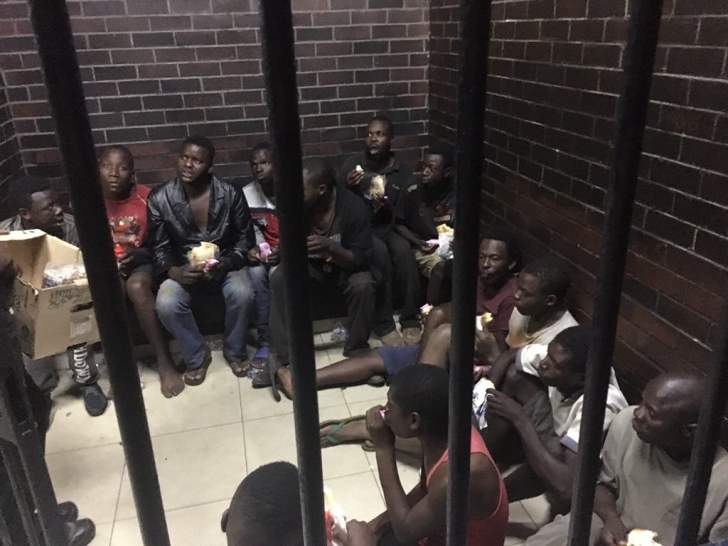16 January 2019: "These young men were abducted from their homes at midnight last night by masked men in plain clothes carrying AK47s. They were dragged out, beaten in the streets with baton sticks and rifle butts, bundled into the back of trucks, and left at Harare Central" Via Doug Coltart on Twitter