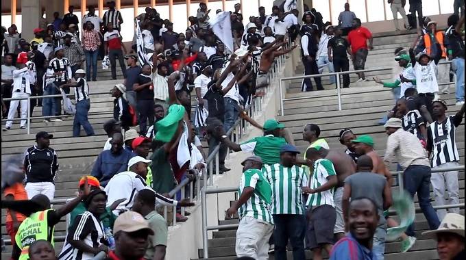 Highlanders and Caps United fans