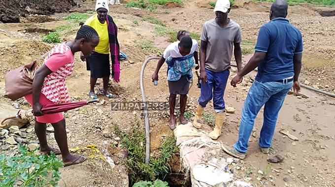 The Battlefieds disaster, where close to 50 illegal miners could have died in flooded tunnels, may have been caused by mining activities along a water channel. Picture by Walter Nyamukondiwa