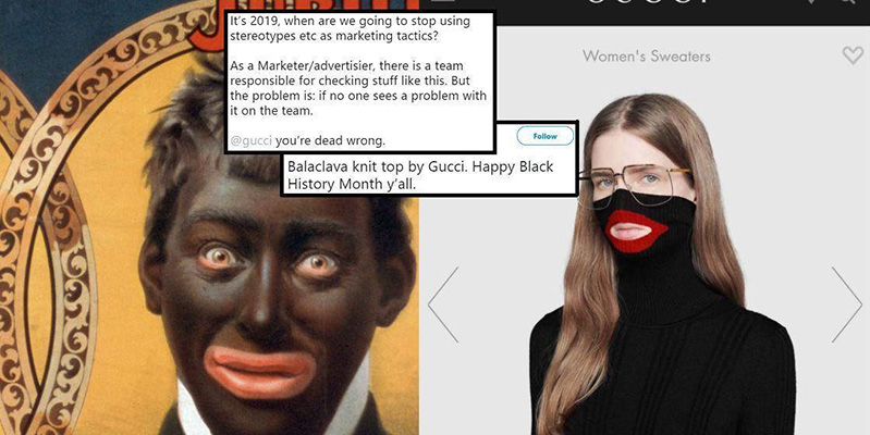 Gucci has apologized and discontinued selling a sweater that social media users said resembles blackface because of its design.