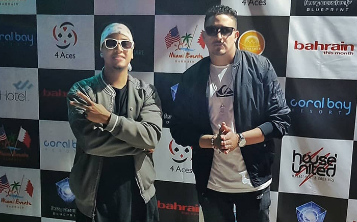 Carlprit and Kazz in Bahrain