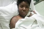 Dog bite woman getting treatment in India Cherish Muchegwa