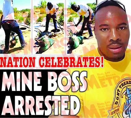 Kadoma mine assault victim located
